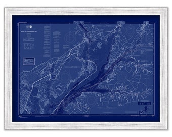 Head of CHESAPEAKE BAY, Maryland  -   2020 Nautical Chart Blueprint