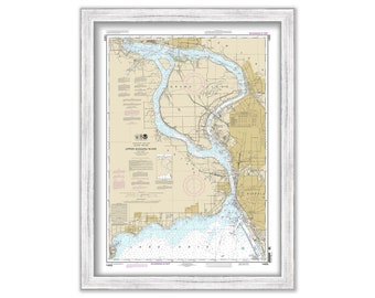 NIAGARA FALLS, New York - 2013 Nautical Chart