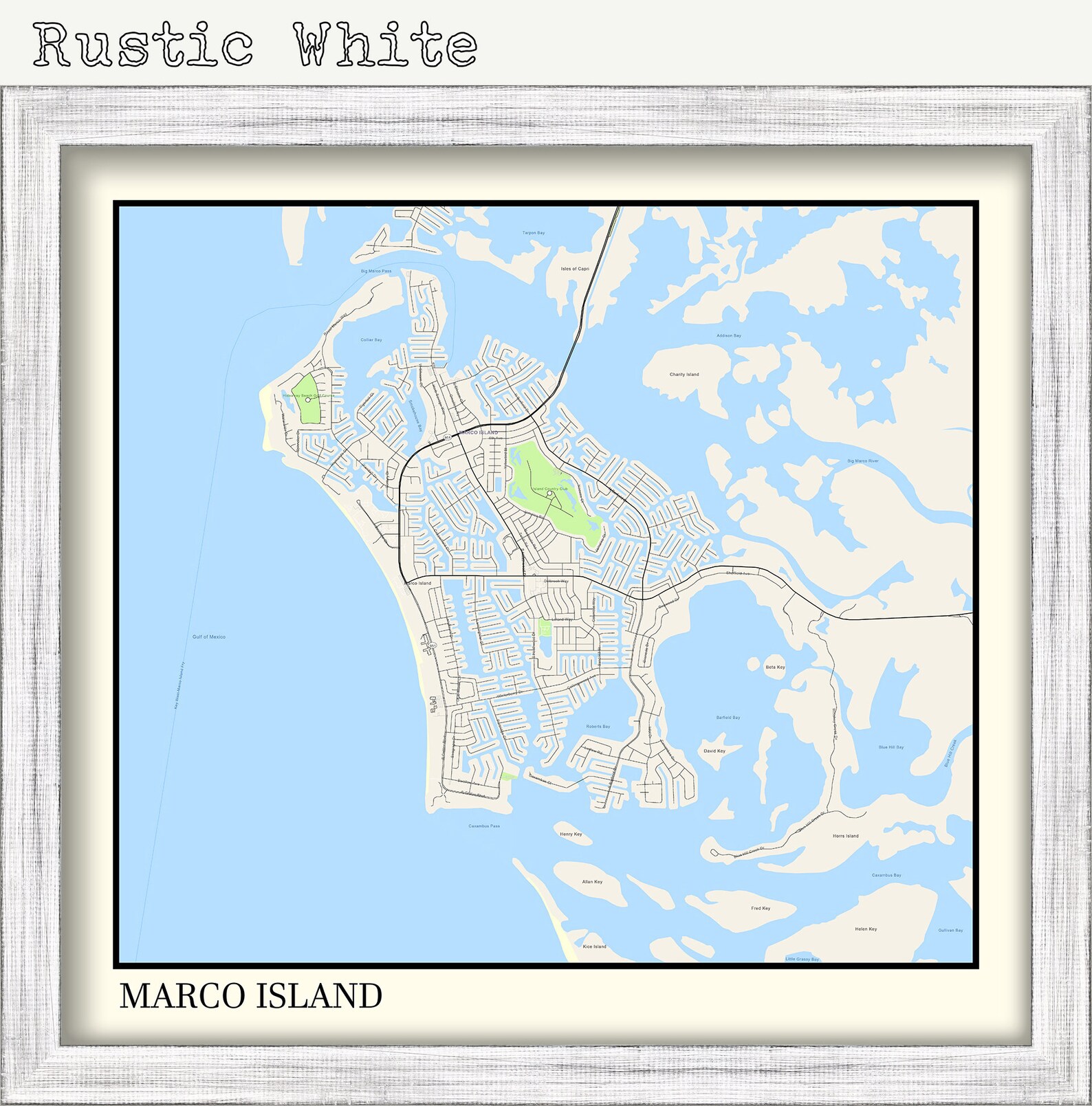 Marco Island Beaches Map