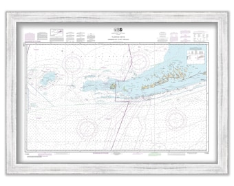 KEY WEST to MARATHON, Florida  -   2019 Nautical Chart