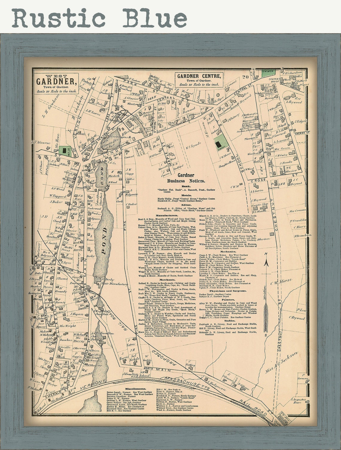 Political Map Of Gardner Ma Prints Allposters Com vrogue.co