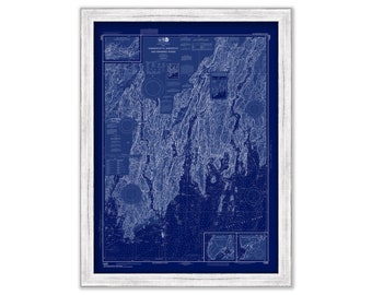 BATH, WESTPORT and SOUTHPORT, Maine  -  2016 Nautical Chart Blueprint