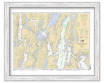 BOOTHBAY HARBOR and VICINITY, Maine - 2012 Nautical Chart