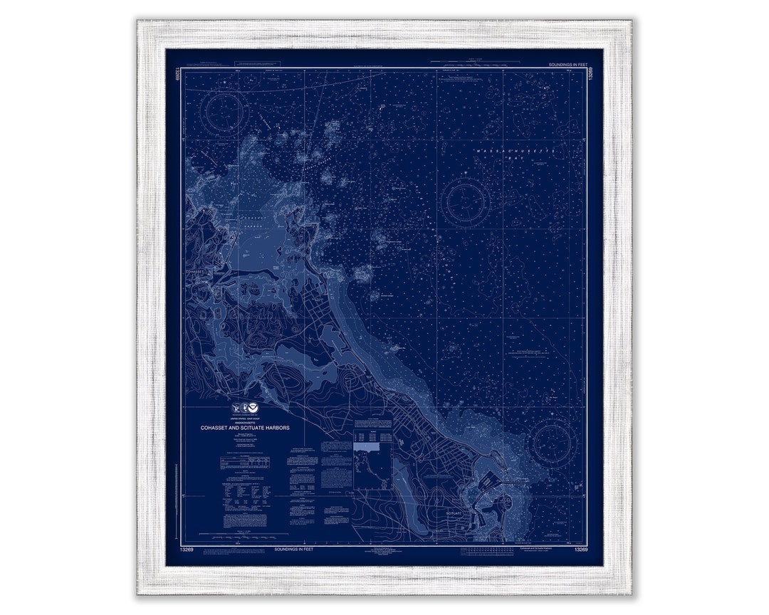 OceanGrafix NOAA Nautical Charts 13269 Cohasset And Scituate Harbors