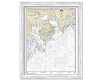 MOUNT DESERT ISLAND, Maine - 2017 Nautical Chart