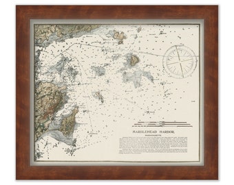 MARBLEHEAD HARBOR, Massachusetts Nautical Chart