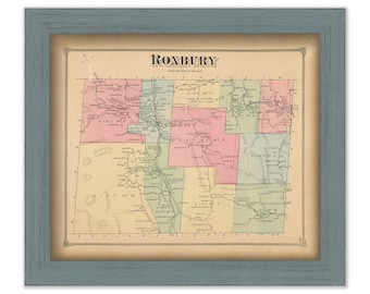 ROXBURY, Vermont - 1873 Map