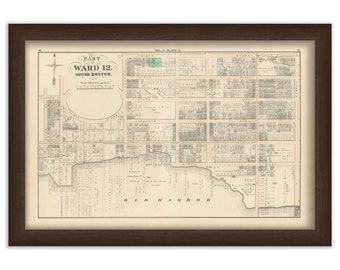 Map of Part of South Boston - 1874 Ward 12 Plate F - 0087