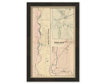 Saddle River, Allendale and Oakland, New Jersey 1876 - Replica or GENUINE ORIGINAL