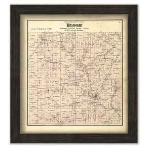 BLOOM, Richland County, Wisconsin 1874 map