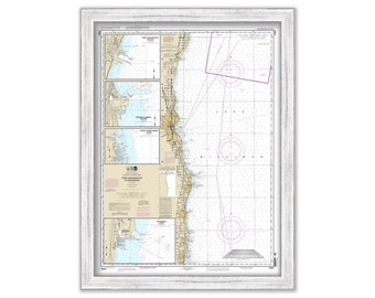 MILWAUKEE, Wisconsin - 2012 Nautical Chart by NOAA