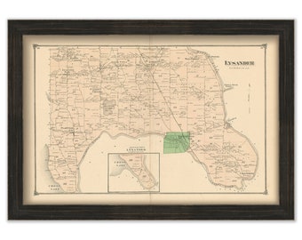 LYSANDER, New York -  1874 Map