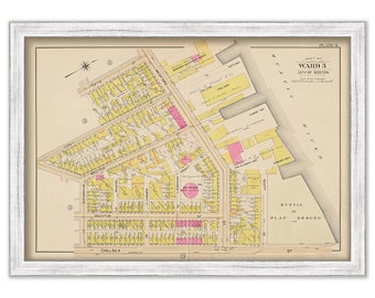 CHARLESTOWN, Boston, Massachusetts 1901 map, Plate 4 - MEDFORD and CHELSEA Streets