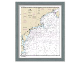 Cape Sable to Cape Hatteras  -  2015 Nautical Chart