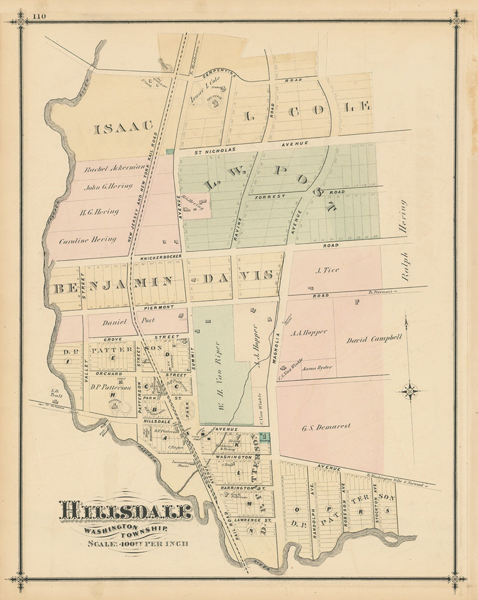 HILLSDALE New Jersey 1876 Replica or GENUINE ORIGINAL Etsy