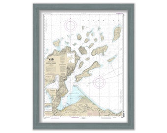 APOSTIC ISLANDS, Minnesota  -  2014 Nautical Chart