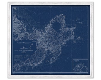 Ipswich Bay to Gloucester Harbor 1958 - The U. S. Coast and Geodetic Survey - Blue Print Edition