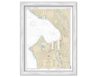 SEATTLE HARBOR, Washington  -  2012 Nautical Chart