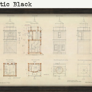 FORT CARROL LIGHTHOUSE, Baltimore, Maryland - Drawing and Plan of the ...