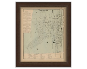TREMONT, New York 1868 Map