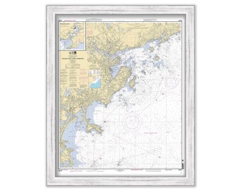 MARBLEHEAD, SALEM and MANCHESTER Harbors, Massachusetts - Nautical Chart 2008