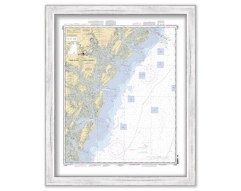 TYBEE ISLAND to DOBOY Sound, Georgia  -   2012 Nautical Chart