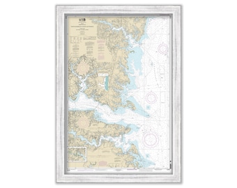 RAPPAHANNOCK RIVER-Chesapeake Bay, Virginia - 2014 Nautical Chart