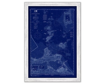 CATAWBA and BASS ISLANDS, Ohio  -  2016 Nautical Chart Blueprint