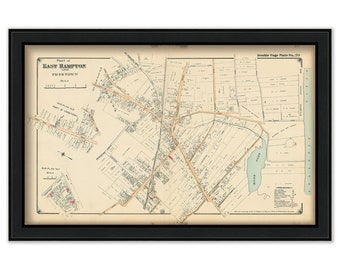 East Hampton - Freetown Map 1916 - 0063