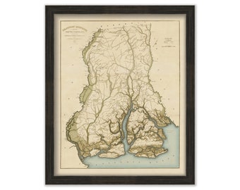 Hilton Head and Port Royal - BEAUFORT DISTRICT, South Carolina - Nautical Chart 1825