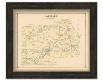 CAMILLIS, New York -  1874 Map