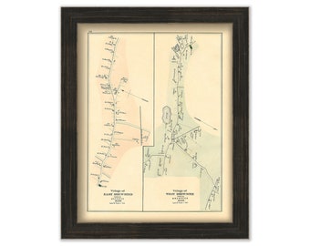 East Brewster and West Brewster Villages, Massachusetts 1880 Map