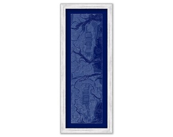 SAINT SIMON ISLAND, Georgia  - 2015 Nautical Chart Blueprint