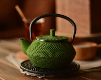 Gift Wicker Teapot Japan Teapot Hand painted Teapot Cherry Blossom Japan Lucky Teapot Vintage Teapot Porcelain Teapot Cherry Teapot