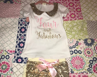 FOURTH BIRTHDAY OUTFIT