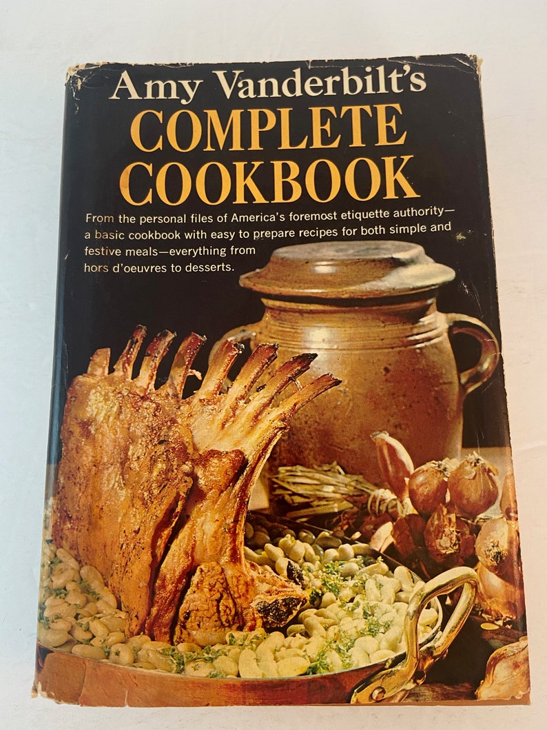 Vintage Amy Vanderbilt's Complete Cookbook-1961-Retro | Etsy