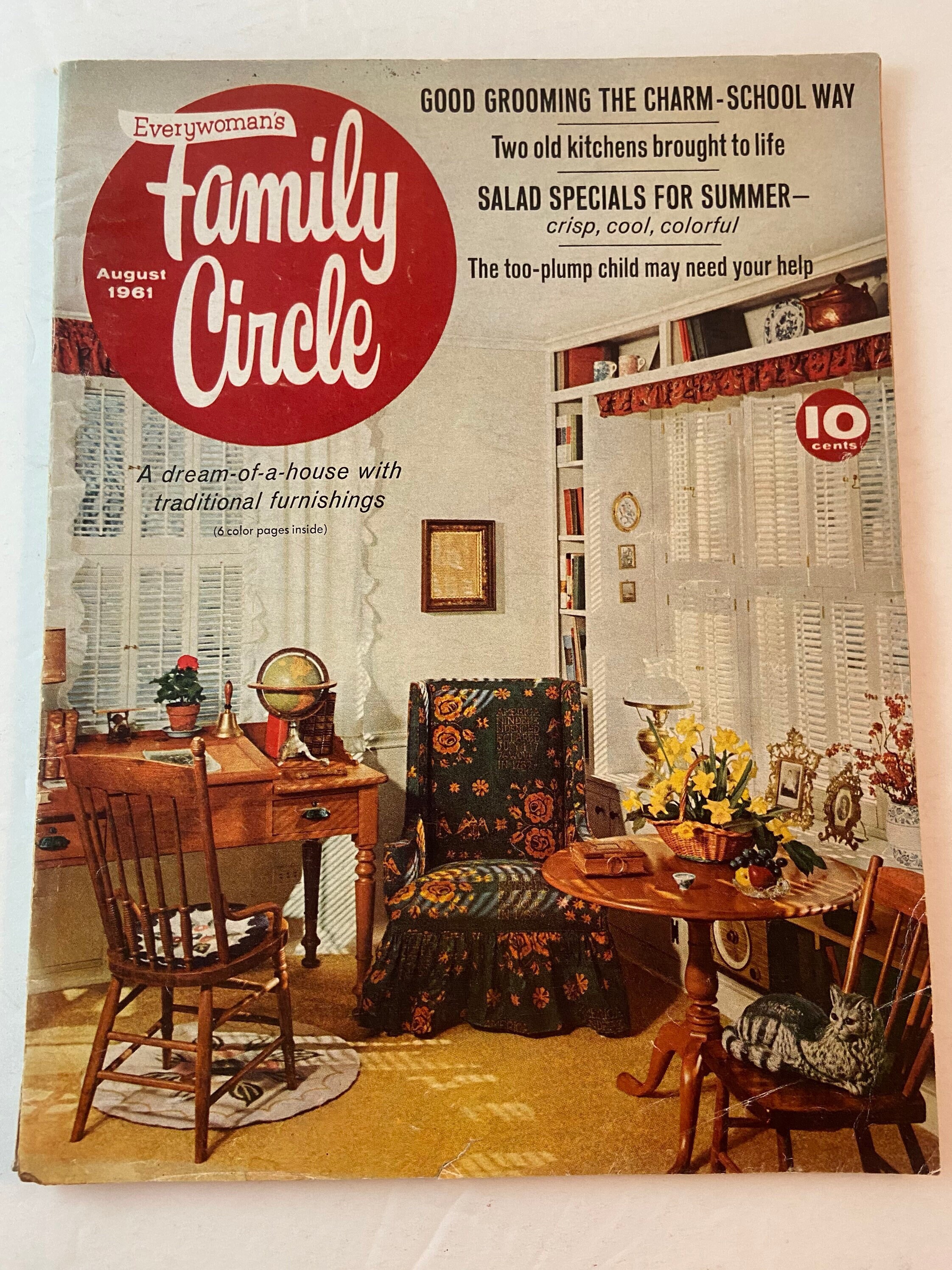 Vintage Family Circle MagazineAug. 1961Women's Etsy