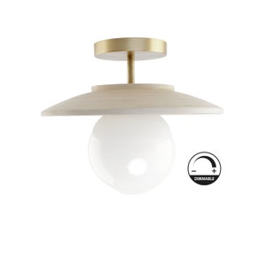 Bamboo semi flush mount online