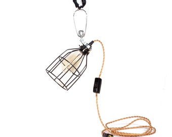 Edison Clamp Lamp | Industrial Lighting | Cage Light | Desk Lamp | Bedside Lamp