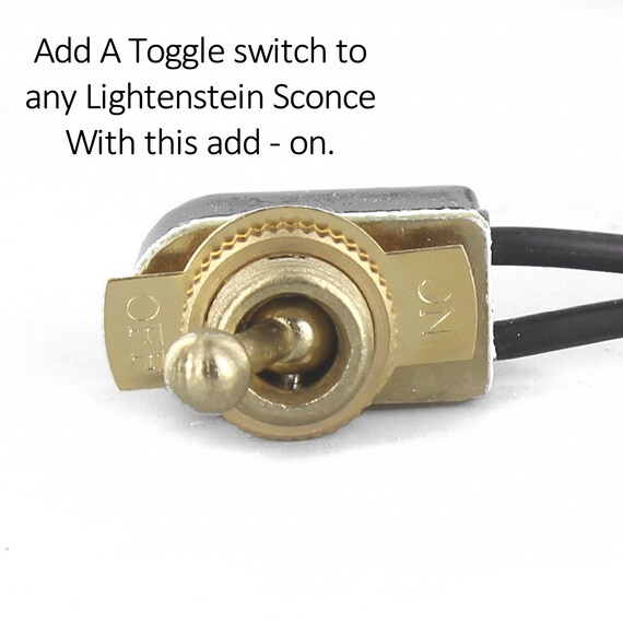 Toggle Switch Add On For Hardwired Sconces Sold By - Adding Toggle Switch To Wall Sconce Toggle Switch Add On For Hardwired Sconces Sold By - Adding Toggle Switch To Wall Sconce