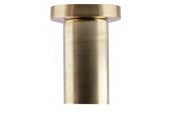 Brushed Brass Ceiling Spot Light | Modern Lighting Fixtures | Semi Flush Mount Light | Gold Ceiling Light | Task Light