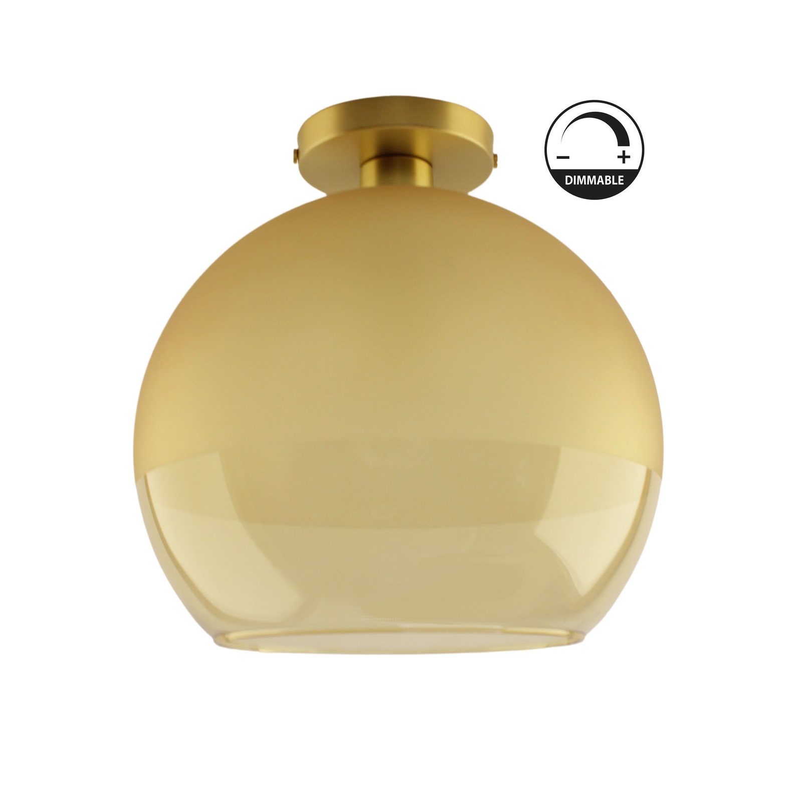 12 Inch Gold Globe Ceiling Light Fixture Globe Light Fixture Etsy