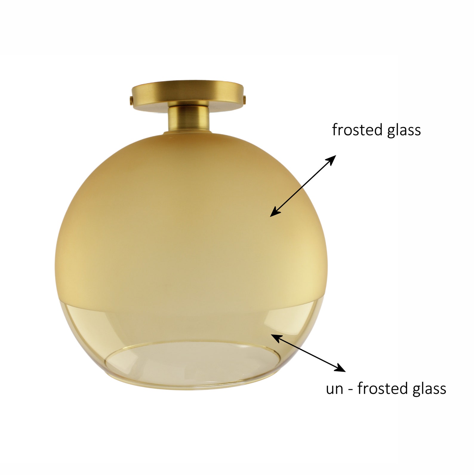 12 Inch Gold Globe Ceiling Light Fixture Globe Light Fixture Etsy