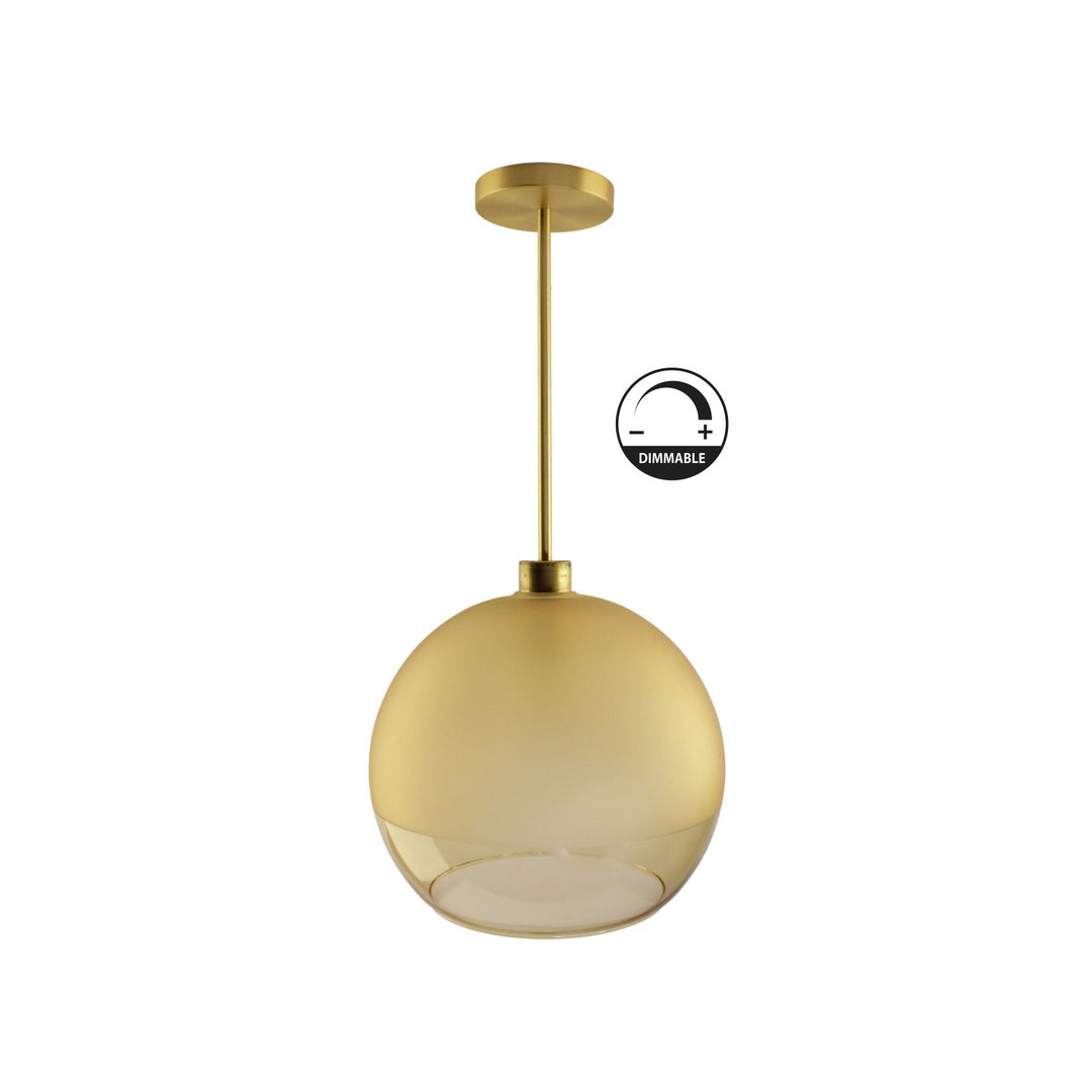 12 Inch Gold Globe Pendant Light Fixture Globe Light Fixture Brass Pendant Light Kitchen