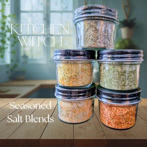 Witchy Gourmet Salt – Handcrafted Flavored Finishing Salt, Small Batch Artisan Seasoning Blend