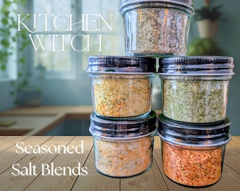 Witchy Gourmet Salt – Handcrafted Flavored Finishing Salt, Small Batch Artisan Seasoning Blend