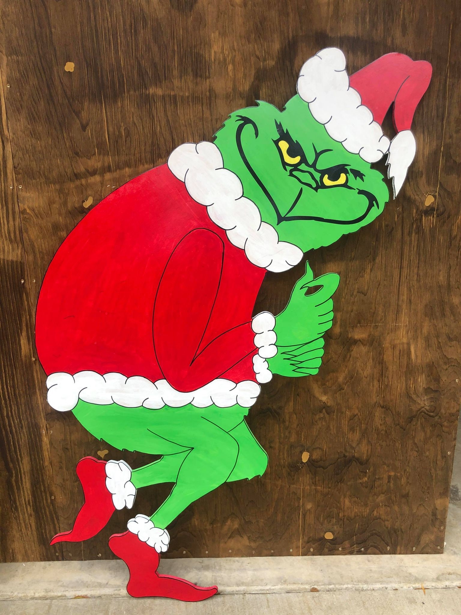 Grinch Stealing Christmas lights Yard Art Decoration/Max/Cindy Etsy.de