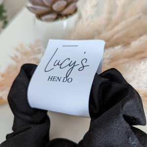 Hen do, party to have and to hold scrunchie tag card wrap CARD ONLY