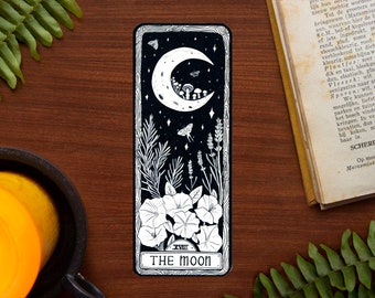 The moon Tarot card //  Bookmark