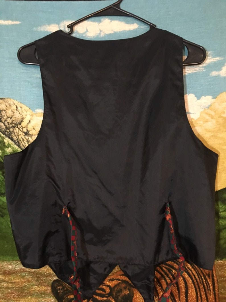 Vintage Rudolph Christmas Vest Size Large